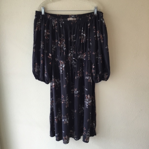 Loft Boho Peasant Dress Size Medium - Picture 2 of 12